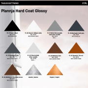 Plannja Takavvattning kulörer