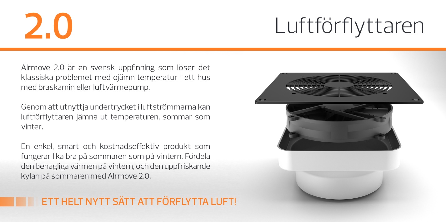 Airmove 2.0 luftförflyttaren