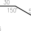 Gavelbeslag 326628 Profilgeometri