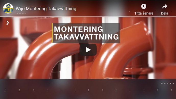 Montera takavvattning video