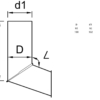 Profilgeometri skarprörsutkastare till square rektangulär takavvattning