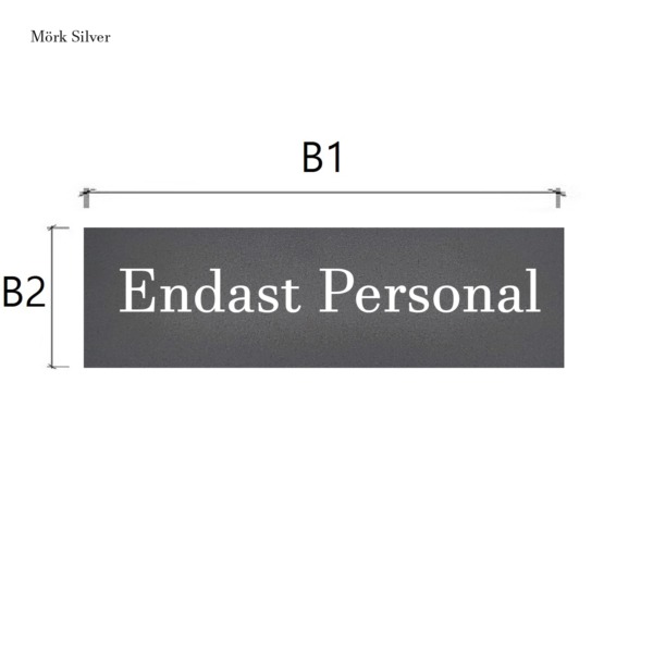 Mörk Silver endast personal produktbild