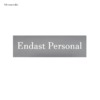 Silvermetallic endast personal