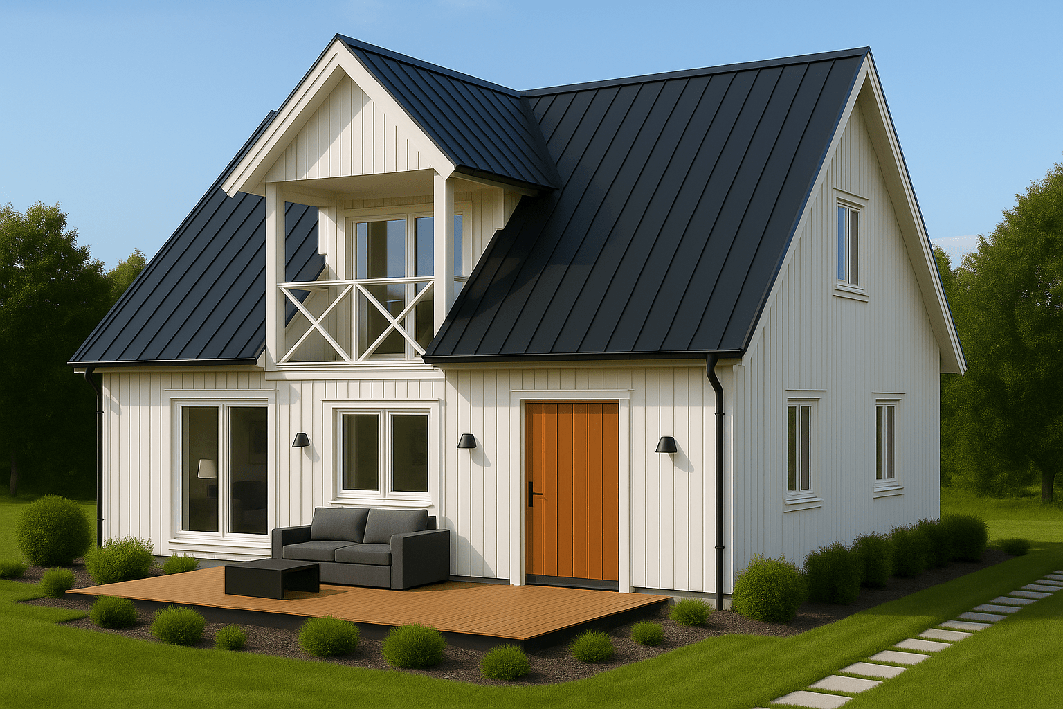 Mörkgrå klickplåt