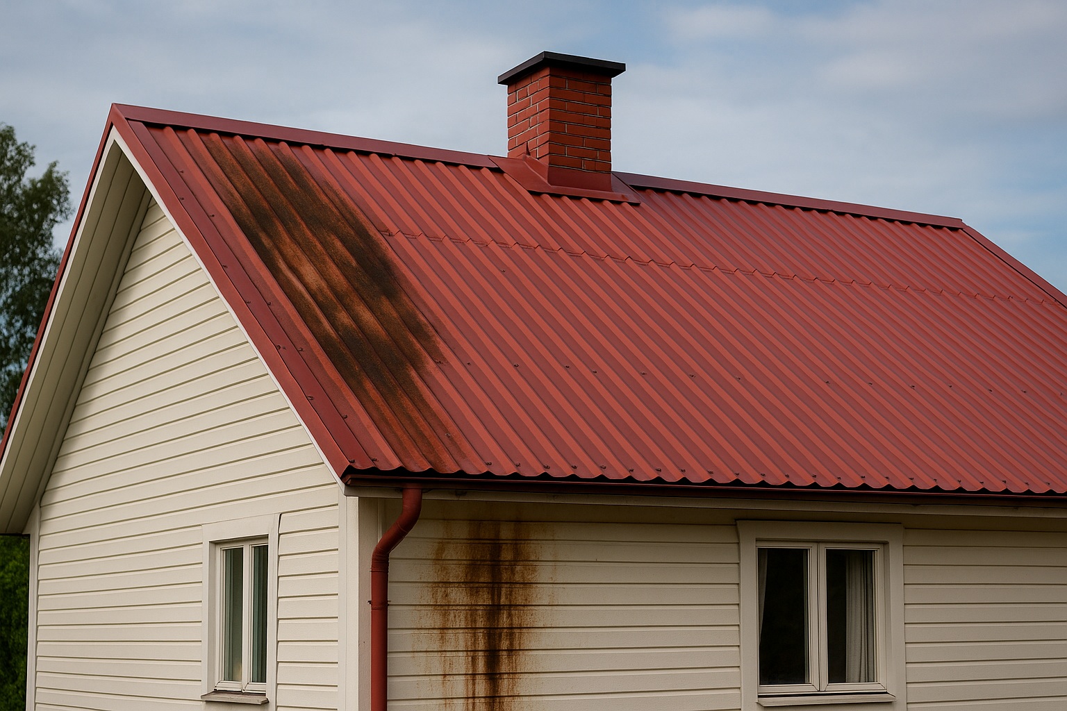 Rostigt tak Rostigt tak