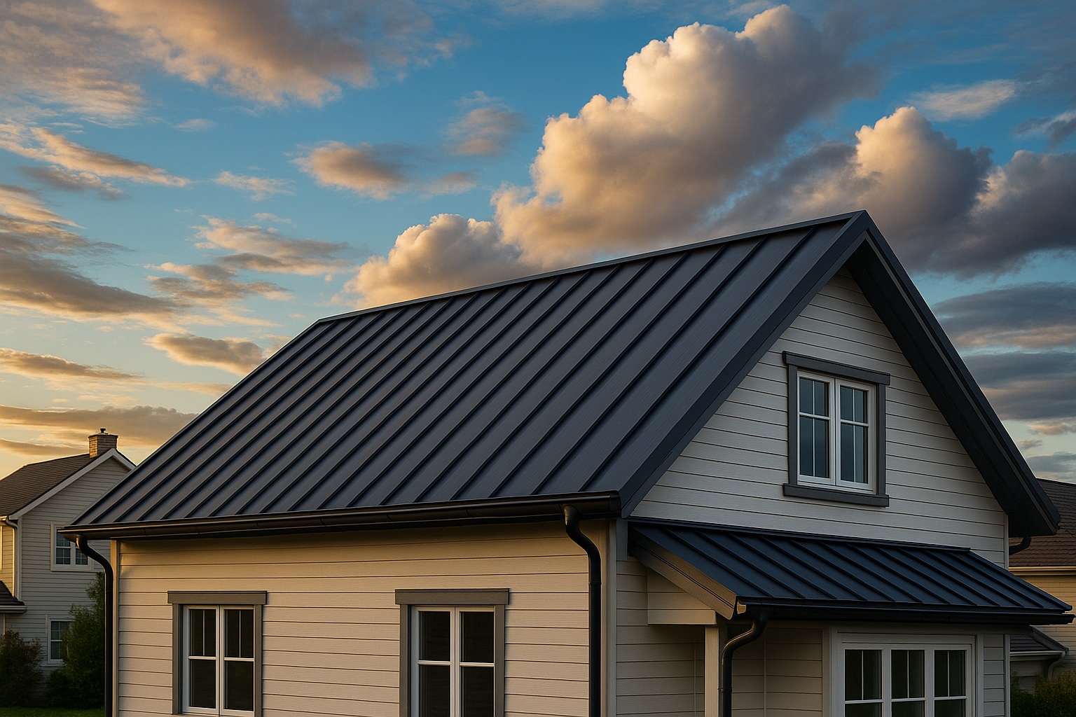 Takplåt klicktak inspiration Plåtgrossisten